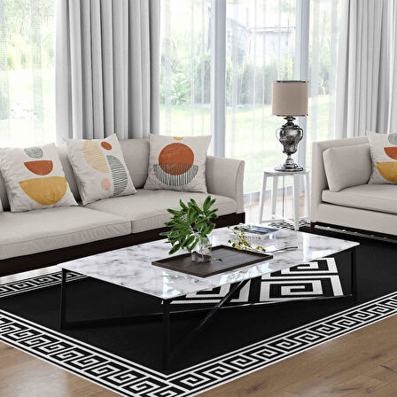 Kaymaz Taban Yıkanabilir Halı – Mutfak, Salon, Yatak Odası için Modern Dijital Baskı Halı