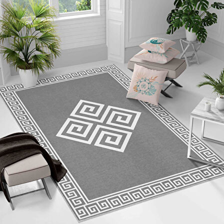Kaymaz Taban Yıkanabilir Halı – Mutfak, Salon, Yatak Odası için Modern Dijital Baskı Halı