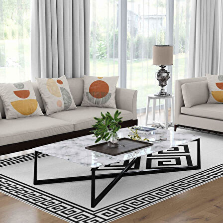 Kaymaz Taban Yıkanabilir Halı – Mutfak, Salon, Yatak Odası için Modern Dijital Baskı Halı