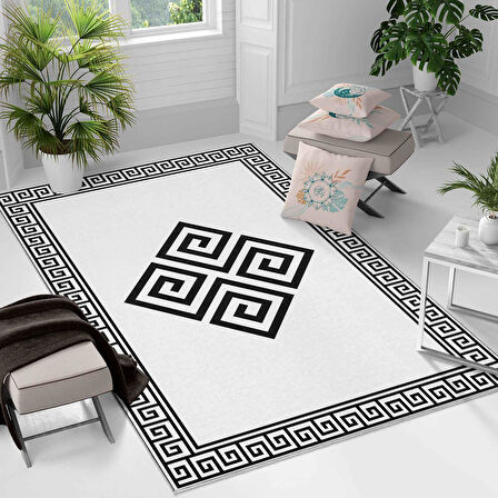 Kaymaz Taban Yıkanabilir Halı – Mutfak, Salon, Yatak Odası için Modern Dijital Baskı Halı