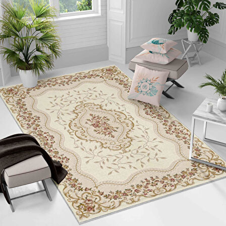 Kaymaz Taban Yıkanabilir Halı – Mutfak, Salon, Yatak Odası için Modern Dijital Baskı Halı