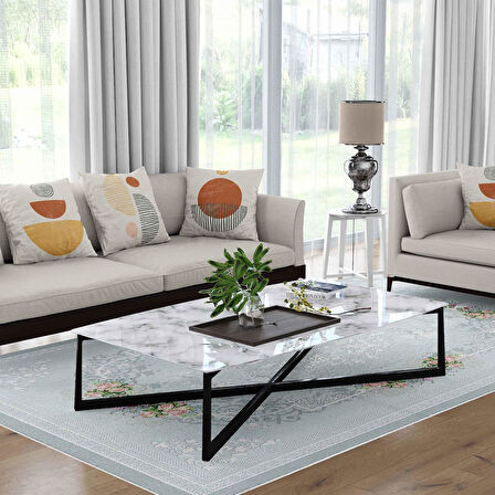 Kaymaz Taban Yıkanabilir Halı – Mutfak, Salon, Yatak Odası için Modern Dijital Baskı Halı (SLNHAL171)