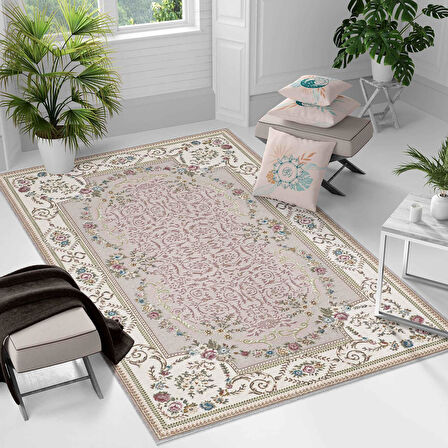 Kaymaz Taban Yıkanabilir Halı – Mutfak, Salon, Yatak Odası için Modern Dijital Baskı Halı (SLNHAL172)