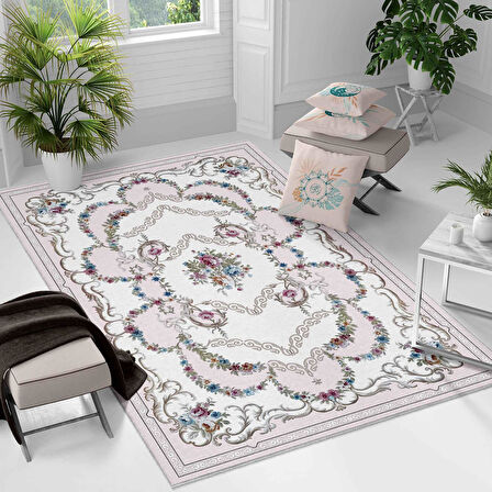 Kaymaz Taban Yıkanabilir Halı – Mutfak, Salon, Yatak Odası için Modern Dijital Baskı Halı