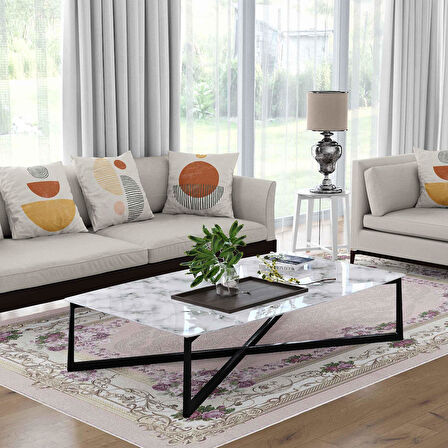 Kaymaz Taban Yıkanabilir Halı – Mutfak, Salon, Yatak Odası için Modern Dijital Baskı Halı