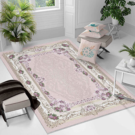 Kaymaz Taban Yıkanabilir Halı – Mutfak, Salon, Yatak Odası için Modern Dijital Baskı Halı