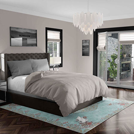 Kaymaz Taban Yıkanabilir Halı – Mutfak, Salon, Yatak Odası için Modern Dijital Baskı Halı