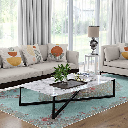 Kaymaz Taban Yıkanabilir Halı – Mutfak, Salon, Yatak Odası için Modern Dijital Baskı Halı