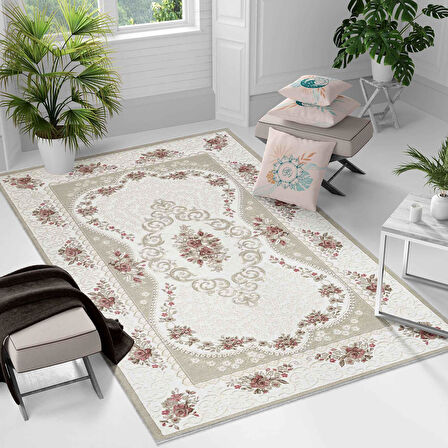 Kaymaz Taban Yıkanabilir Halı – Mutfak, Salon, Yatak Odası için Modern Dijital Baskı Halı