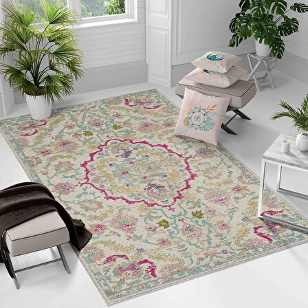 Kaymaz Taban Yıkanabilir Halı – Mutfak, Salon, Yatak Odası için Modern Dijital Baskı Halı