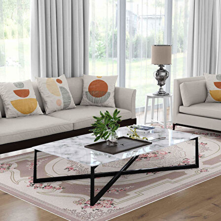 Kaymaz Taban Yıkanabilir Halı – Mutfak, Salon, Yatak Odası için Modern Dijital Baskı Halı