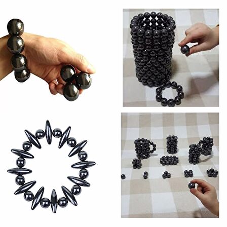 BİLYE ŞEKLİNDE MANYETİK MIKNATIS BİLYA STRES TOPU (NEODYUM DEĞİL) 50 ADET