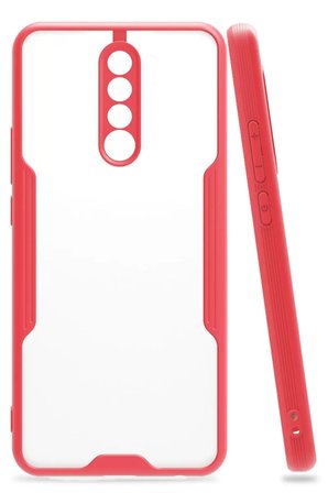 Newface Xiaomi Redmi Note 8 Pro Kılıf Platin Silikon - Pembe