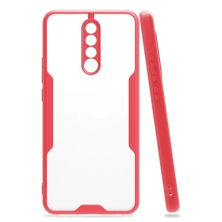 Newface Xiaomi Redmi Note 8 Pro Kılıf Platin Silikon - Pembe