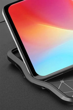 Newface Xiaomi Mi Note 10 Lite Kılıf Auto Focus Kapak - Kırmızı