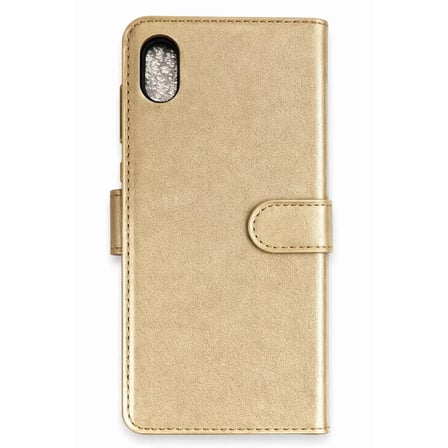 Newface Apple iPhone XS Max Trend S Plus Kapaklı Kılıf - Gold