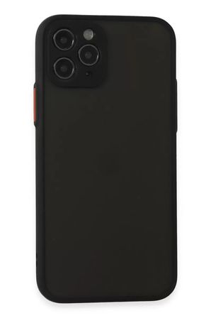 Newface Apple iPhone 11 Pro Kılıf Montreal Silikon Kapak - Siyah
