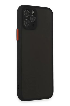 Newface Apple iPhone 11 Pro Kılıf Montreal Silikon Kapak - Siyah