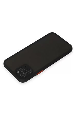 Newface Apple iPhone 11 Pro Kılıf Montreal Silikon Kapak - Siyah