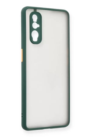 Newface Oppo Find X2 Kılıf Montreal Silikon Kapak - Yeşil