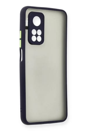 Newface Xiaomi Mi 10T Kılıf Montreal Silikon Kapak - Lacivert