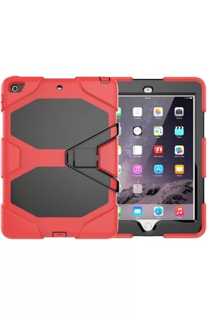 Newface Apple iPad 5 Air 9.7 Kılıf Griffin Tablet Kapak - Kırmızı
