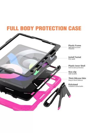Newface Apple iPad Pro 11 (2020) Kılıf Griffin Tablet Kapak - Pembe