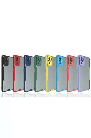 Newface Xiaomi Redmi Note 10 Kılıf Platin Silikon - Mavi