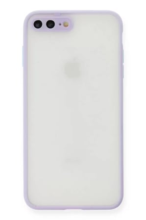Newface Apple iPhone 7 Plus Kılıf Montreal Silikon Kapak - Mor