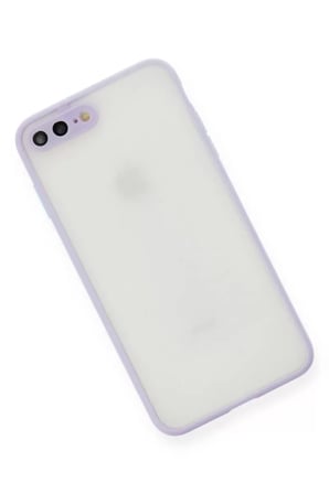 Newface Apple iPhone 7 Plus Kılıf Montreal Silikon Kapak - Mor