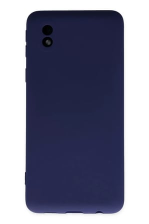 Newface Samsung Galaxy A01 Core Kılıf Nano içi Kadife Silikon - Lacivert