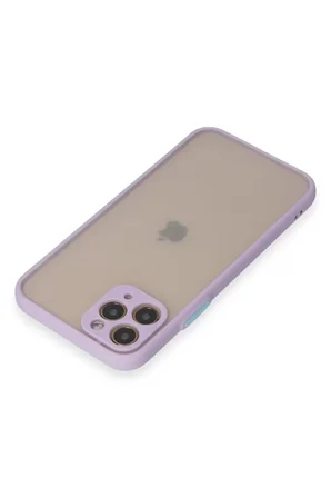 Newface Apple iPhone 11 Pro Kılıf Montreal Silikon Kapak - Mor