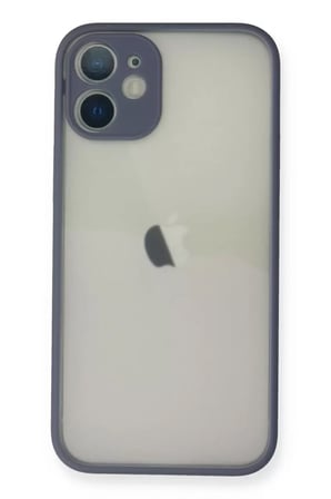 Newface Apple iPhone 11 Pro Max Kılıf Montreal Silikon Kapak - Gri