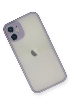 Newface Apple iPhone 11 Pro Max Kılıf Montreal Silikon Kapak - Mor
