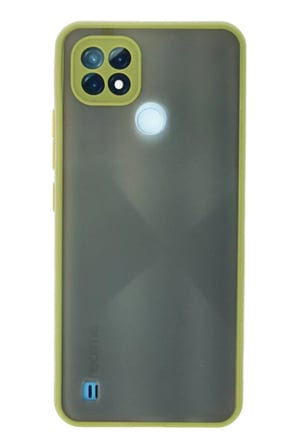 Newface Realme C21 Kılıf Montreal Silikon Kapak - Açık Yeşil