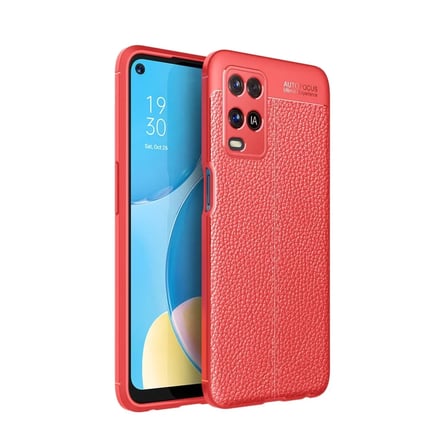 Newface Oppo A54 4G Kılıf Auto Focus Kapak - Kırmızı