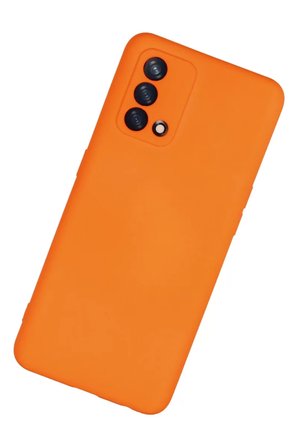 Newface Oppo A74 4G Kılıf Nano içi Kadife Silikon - Turuncu