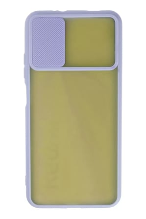 Newface Xiaomi Redmi 9T Kılıf Palm Buzlu Kamera Sürgülü Silikon - Lila