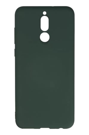 Newface Huawei Mate 10 Lite Kılıf Nano içi Kadife Silikon - Koyu Yeşil