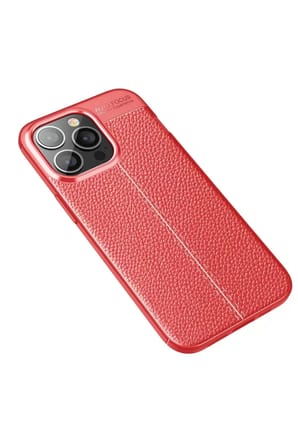 Newface Apple iPhone 13 Pro Kılıf Auto Focus Kapak - Kırmızı