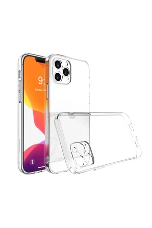 Newface Apple iPhone 13 Pro Max Kılıf Lüx Şeffaf Silikon