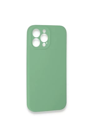 Newface Apple iPhone 13 Pro Max Kılıf Lansman Legant Silikon - Yeşil