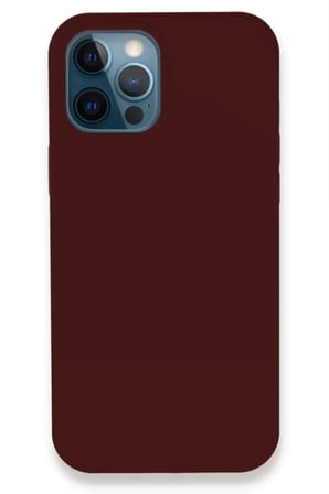 Newface Apple iPhone 12 Pro Kılıf Lansman Legant Silikon - Bordo