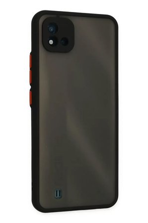 Newface Realme C11 2021 Kılıf Montreal Silikon Kapak - Siyah