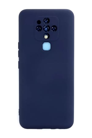 Newface Tecno Camon 16 Kılıf Nano içi Kadife Silikon - Lacivert