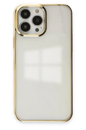 Newface Apple iPhone 13 Pro Max Kılıf Element Silikon - Gold