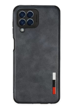 Newface Samsung Galaxy M33 Kılıf Loop Deri Silikon - Lacivert