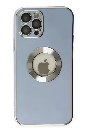 Newface Apple iPhone 12 Pro Kılıf Store Silikon - Sierra Blue