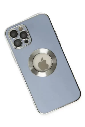 Newface Apple iPhone 12 Pro Kılıf Store Silikon - Sierra Blue