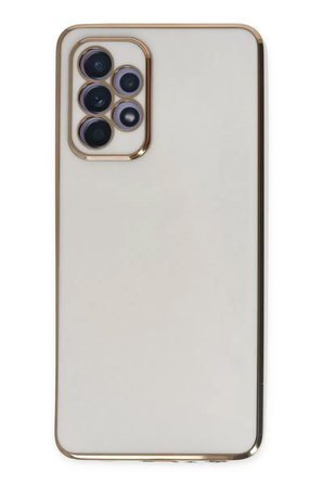 Newface Samsung Galaxy A52 Kılıf Volet Silikon - Beyaz